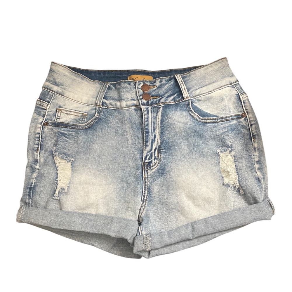 NWOT Denim High Rise Cuffed Distressed Women's Shorts